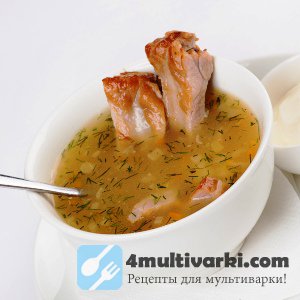 Гороховый суп в мультиварке по старинному рецепту