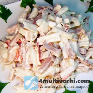 Как приготовить кальмары в сметанном соусе